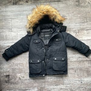 Boys DKNY Parka Coat